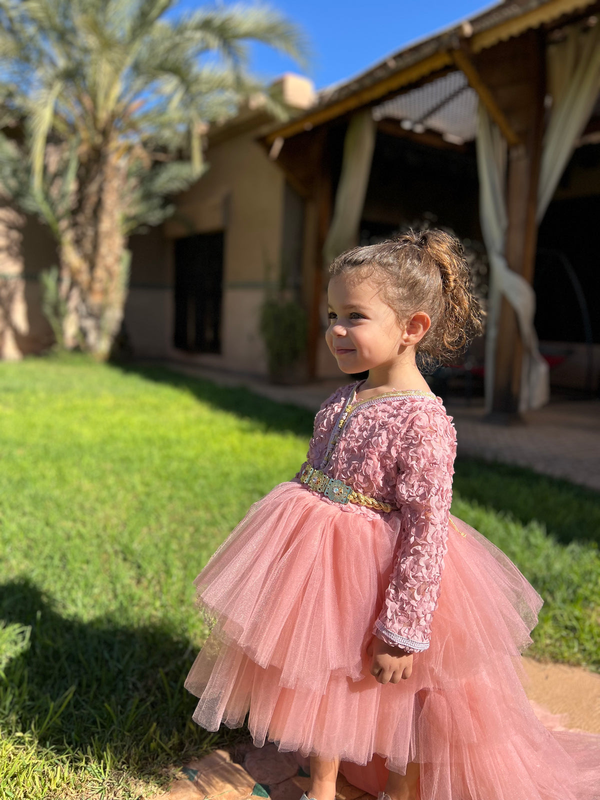Caftan vieux rose