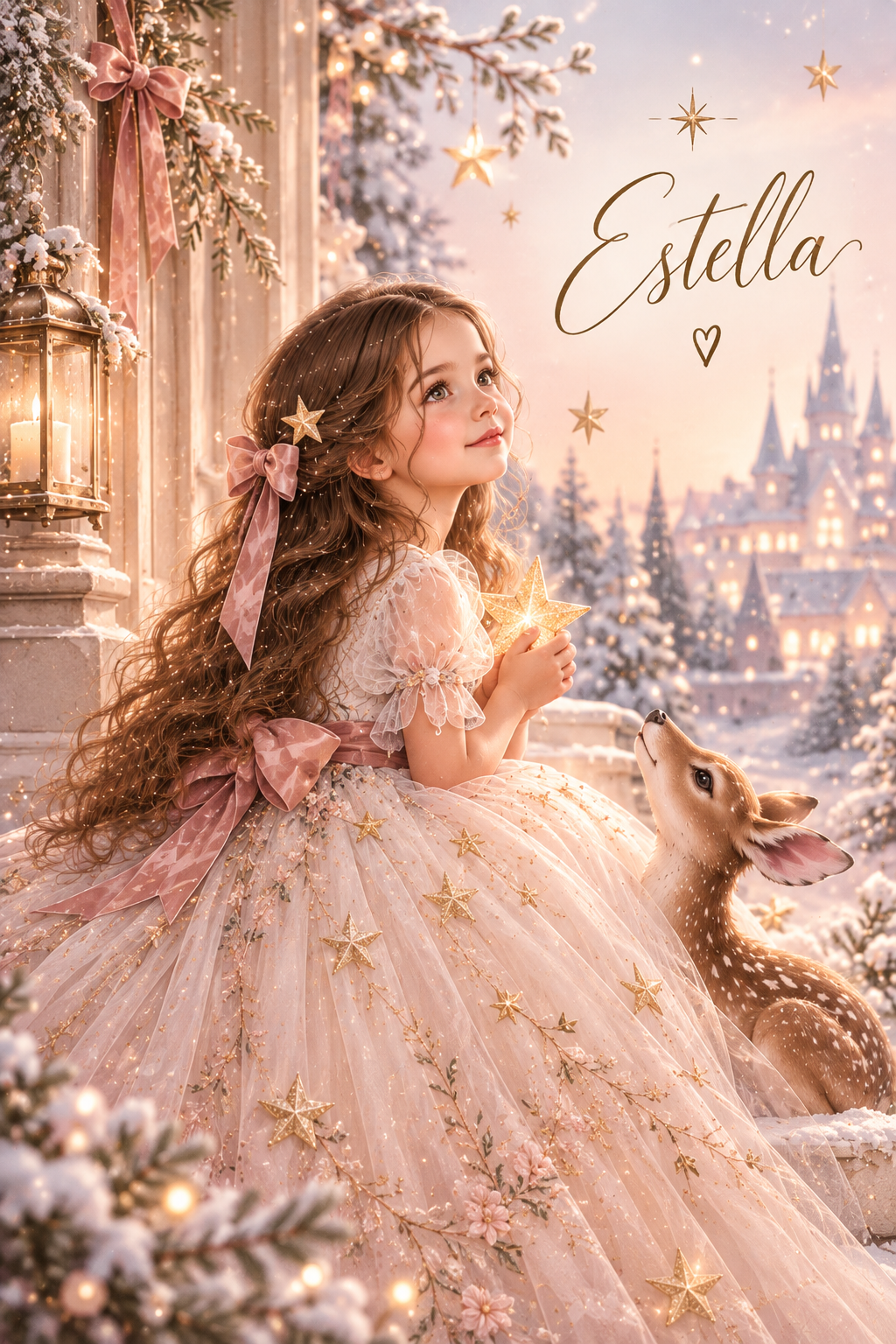 Pack luxe Calendrier de L’Avent + robe d’Estella+ poupée assortie