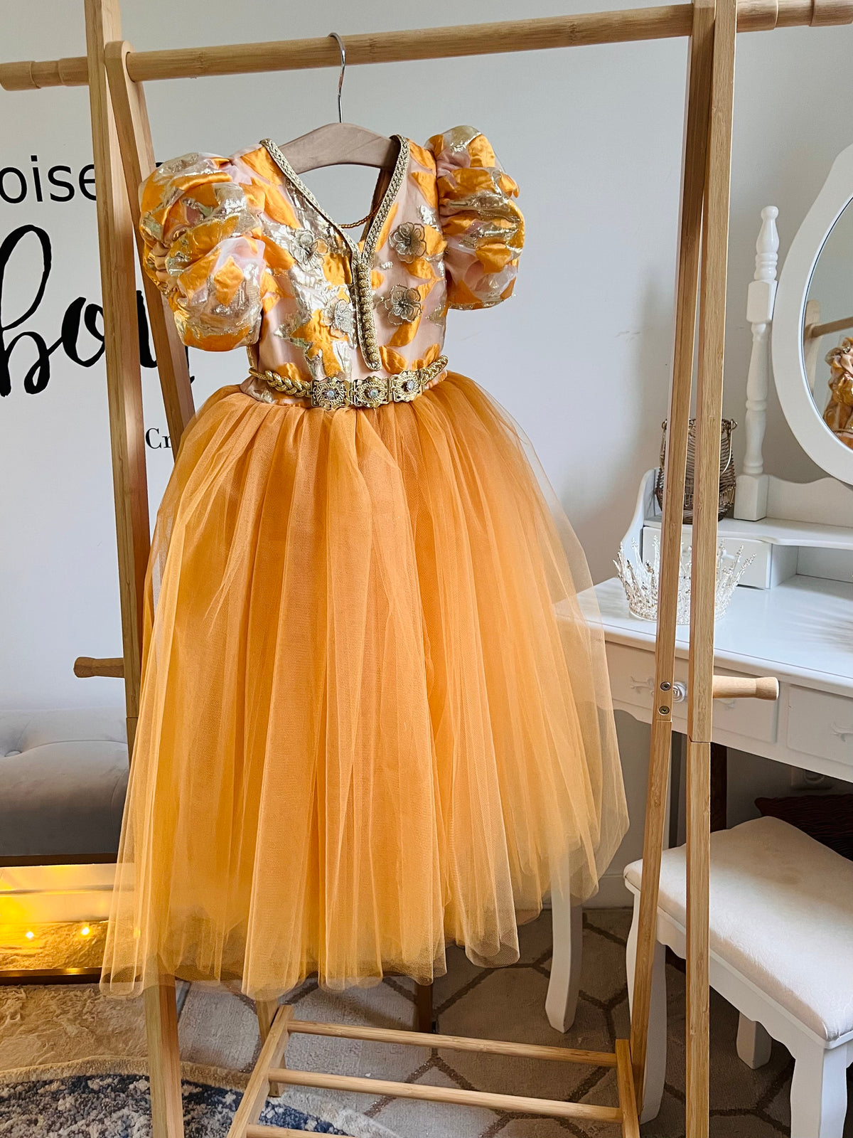 Caftan orangé