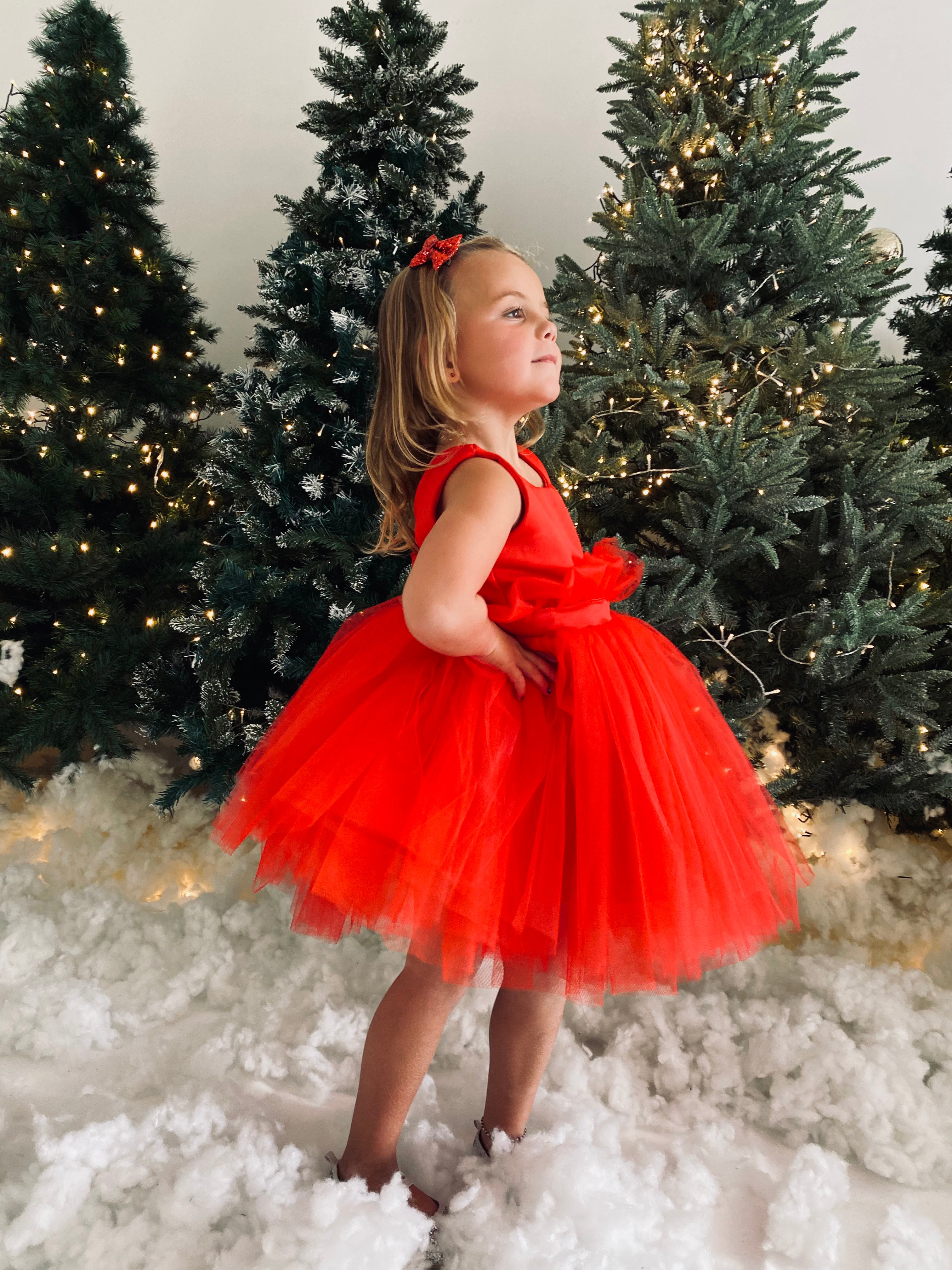 Robe tutu rouge