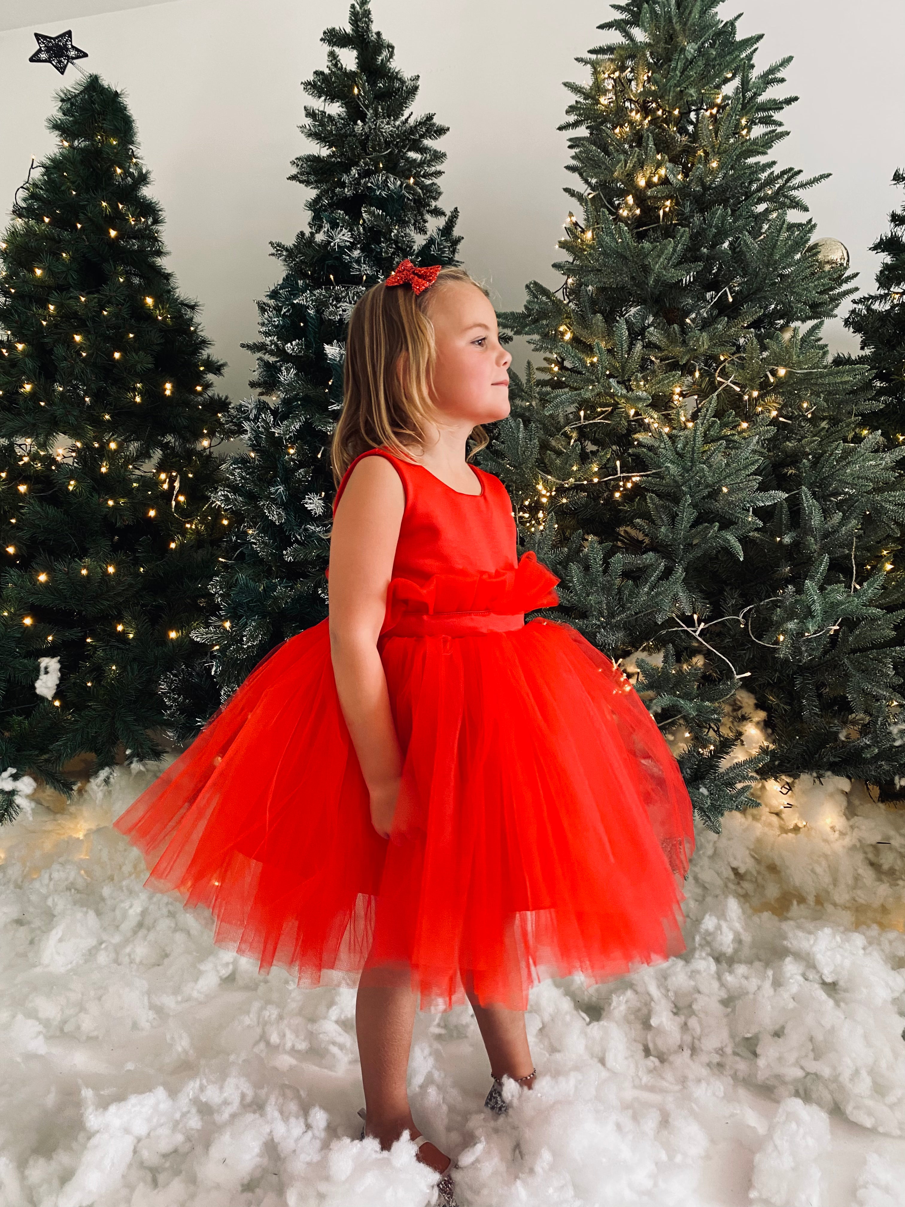 Robe tutu rouge