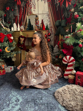 Charger l&#39;image dans la galerie, Robe en sequin vieux rose