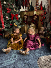 Charger l&#39;image dans la galerie, Robe velours prune