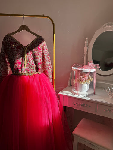 Caftan framboise