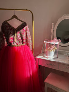 Caftan framboise