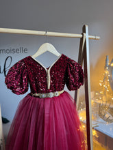 Charger l'image dans la galerie, Caftan sequin bordeaux