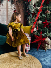 Charger l&#39;image dans la galerie, Robe velours or