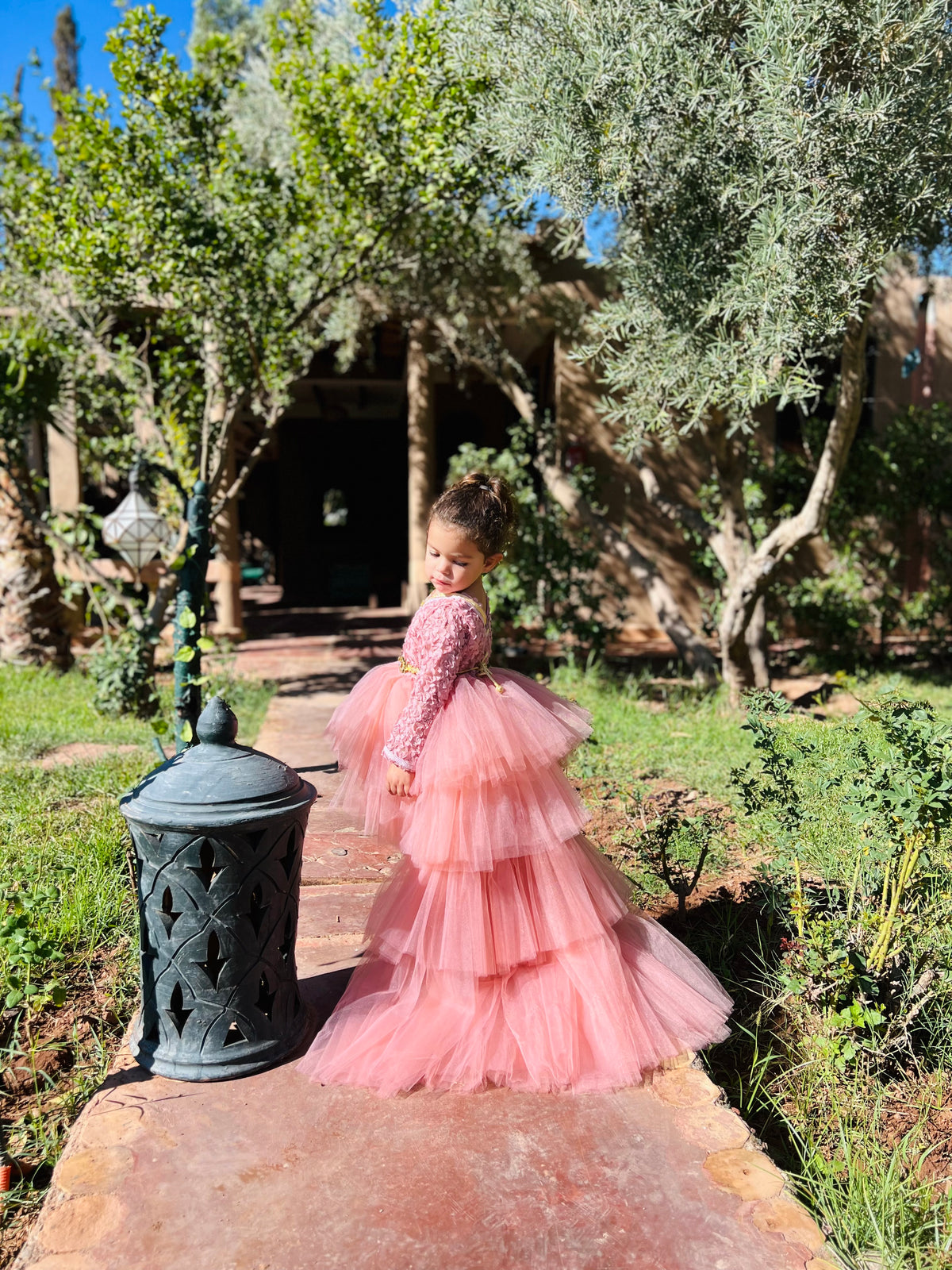 Caftan vieux rose