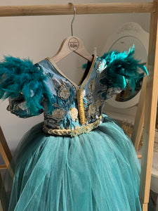 Caftan or et émeraude