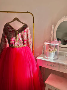 Caftan framboise