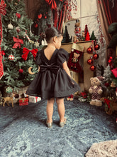 Charger l&#39;image dans la galerie, Robe mousseline noire