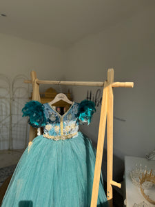 Caftan or et émeraude