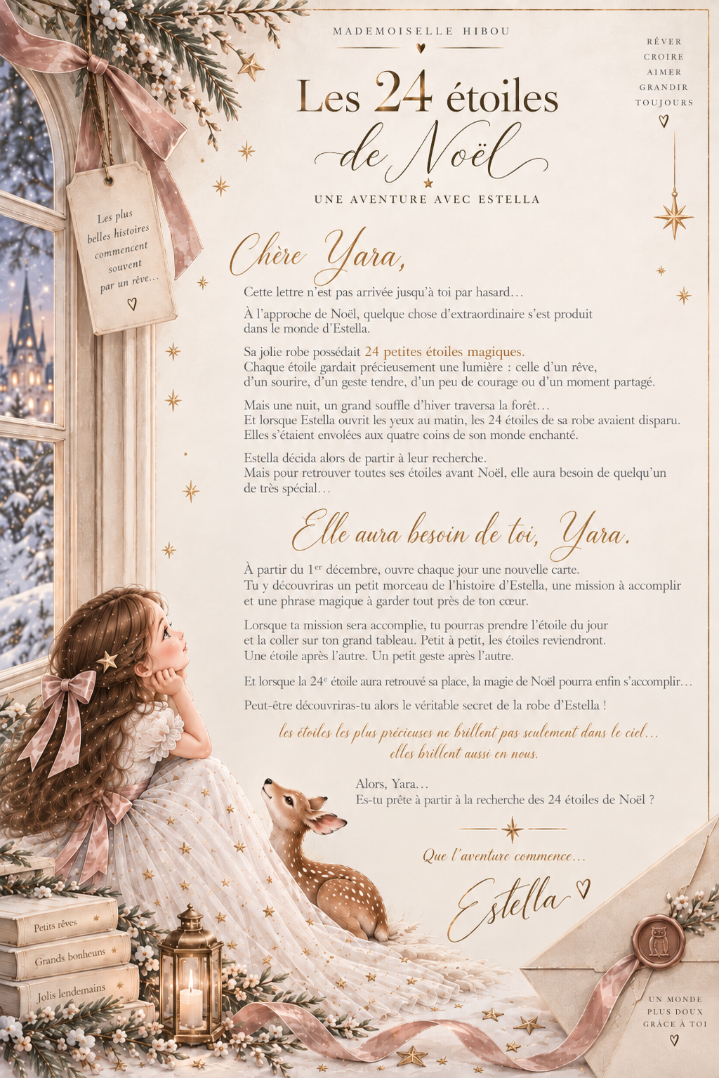 Calendrier de l’Avent : Estella et les 24 étoiles de Noël