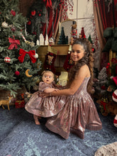 Charger l&#39;image dans la galerie, Robe en sequin vieux rose