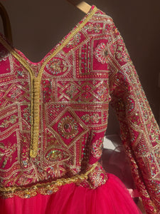 Caftan framboise