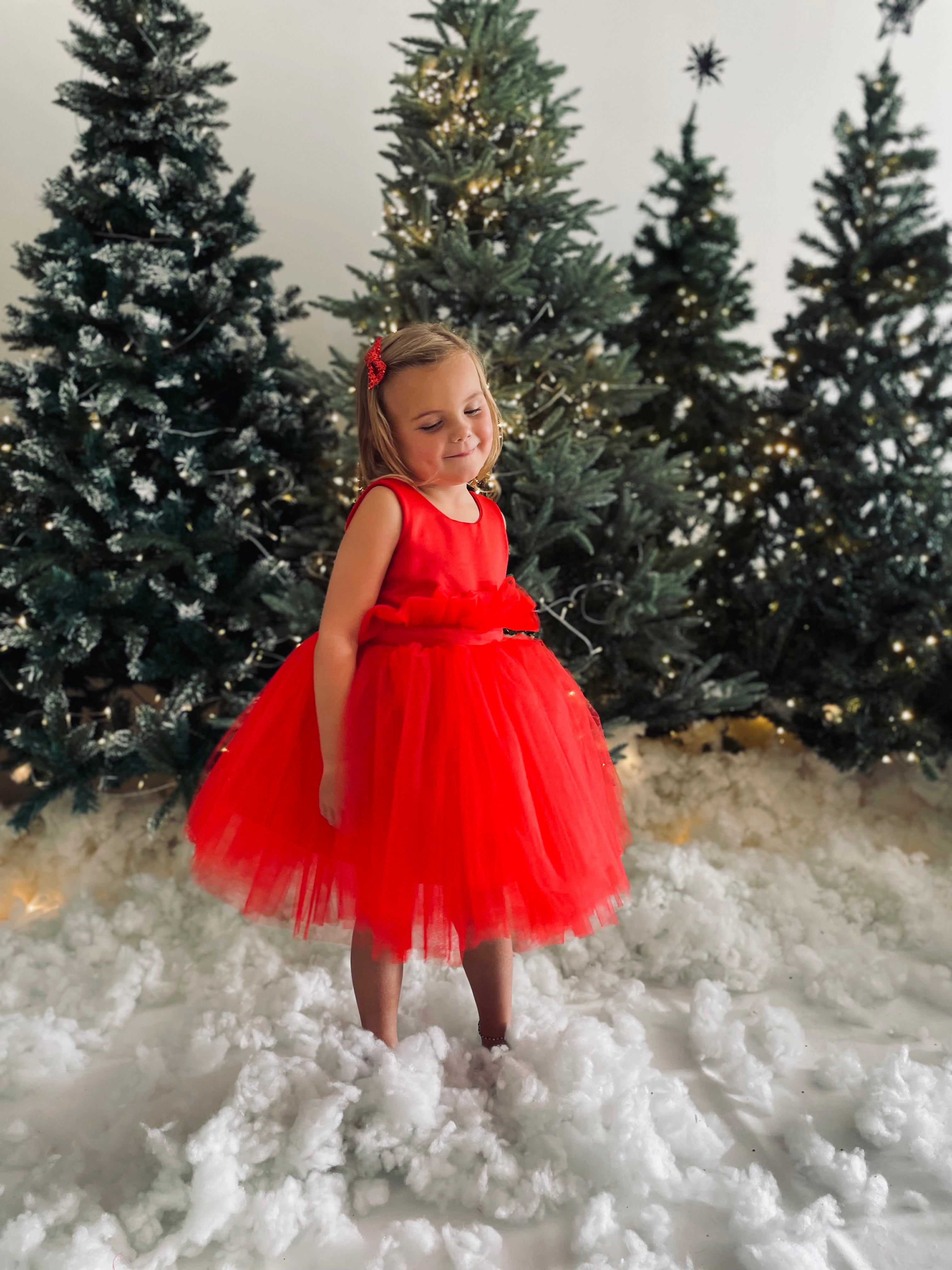 Robe tutu rouge