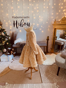 Robe sequin champagne