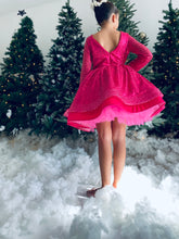 Charger l'image dans la galerie, Robe sequin rose fushia