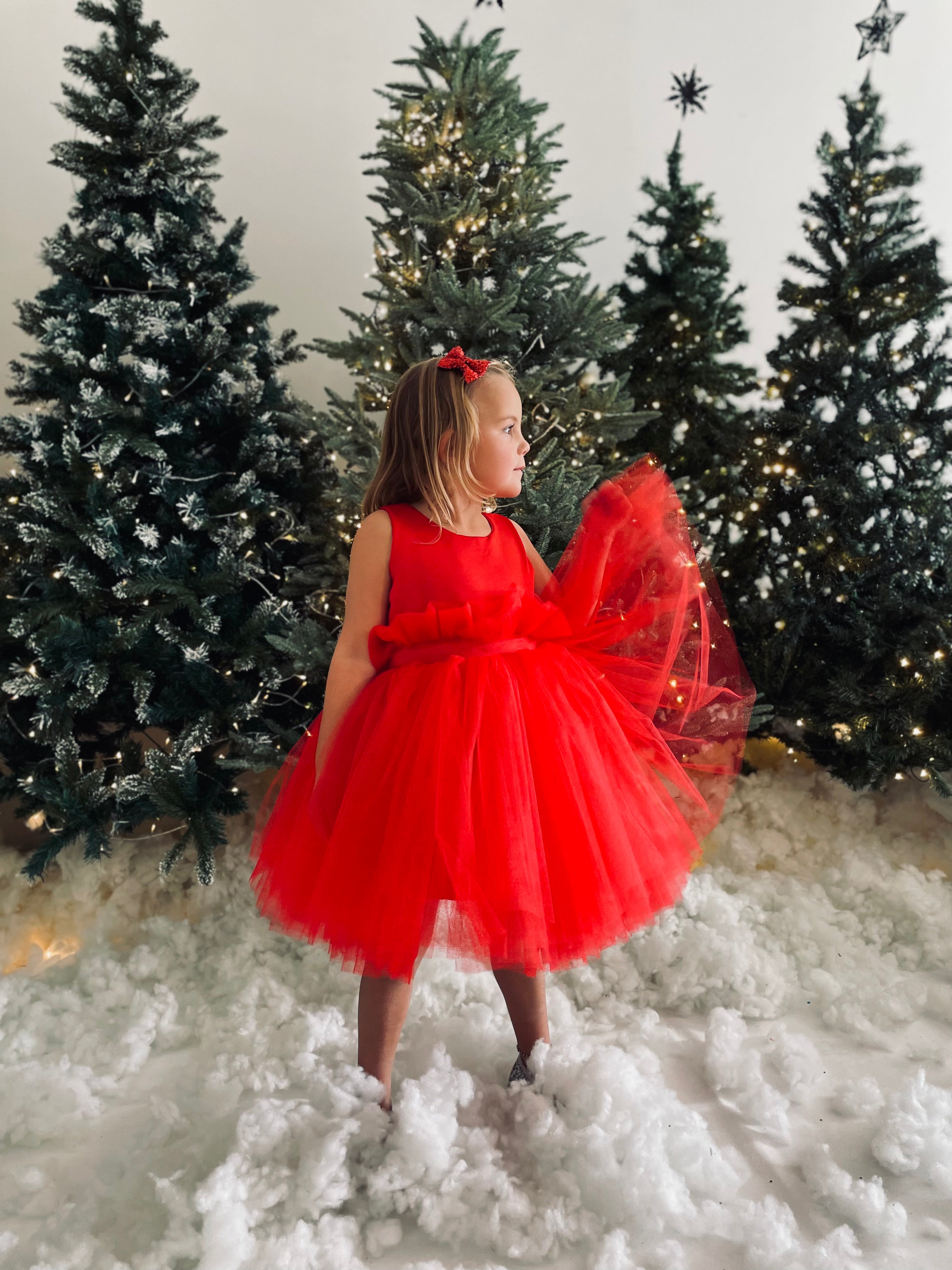 Robe tutu rouge